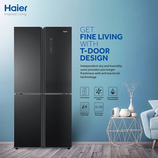 Haier French Door Smart Refrigerator HRF-758SIBGU1 Inverter |
